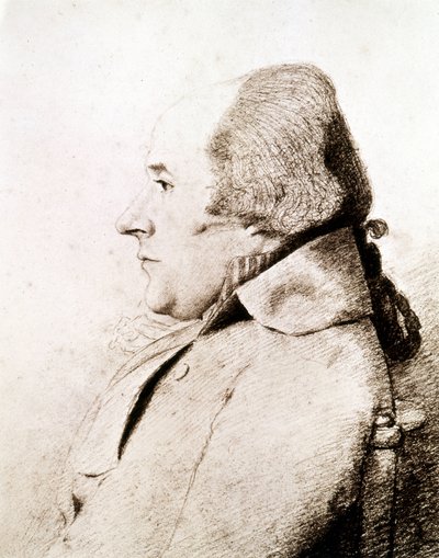 Amiral William Bligh'in (1754 - 1817), denizci ve kaşif portresi, Bounty Adaları'nı keşfetti. by Unknown artist