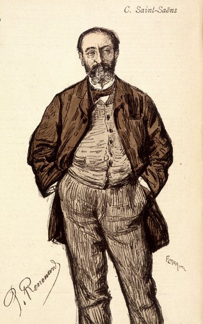 Fransız besteci Camille Saint Saens
