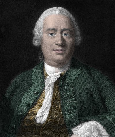 David Hume, İskoç filozof (1711-1776) portresi. by Unknown artist