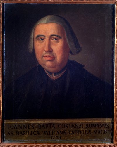 İtalyan besteci ve çellist Giovanni Battista Costanzi