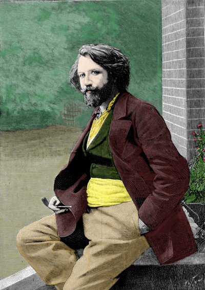 Gustave Charpentier (1860-1956), Fransız bestecinin portresi. by Unknown artist