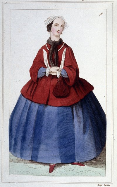 Fransız harfli Marguerite de LUSSAN kadınının portresi (1682-1758). by Unknown artist