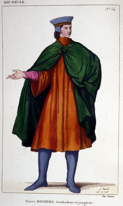 12. yüzyılın ozan ve hokkabazlığı yapan Pierre Rogiers