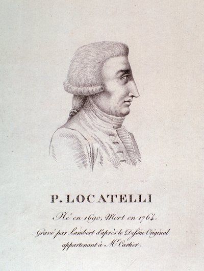 İtalyan kemancı ve besteci Pietro Locatelli