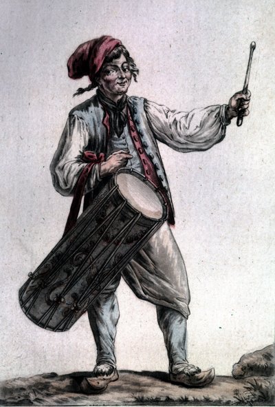 André Modeste Grétry (1741 - 1813), Paris 1787 tarafından “Biçerenler”de Pêre la Joie rolündeki Fransız tenor Antoine Davası'nın (1736 - 1795) portresi by Unknown artist