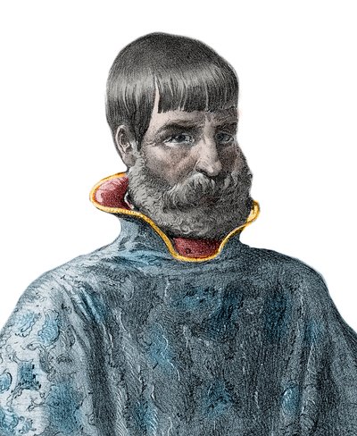 İspanyol fatihi Juan Ponce de Leon (1460-1521), Florida Kaşifi portresi - Juan Ponce de Leon portresi - İspanyol kaşif by Unknown artist