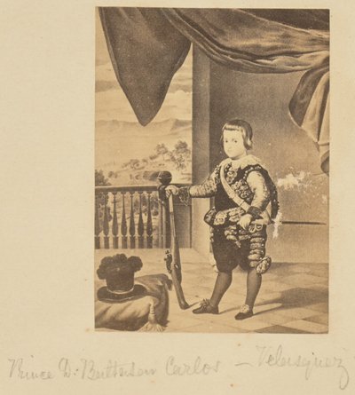Prens D. Baltasar Carlos - Velasquez by Unknown artist