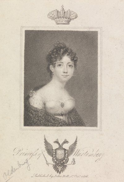 Würtemberg Prensesi by Unknown artist