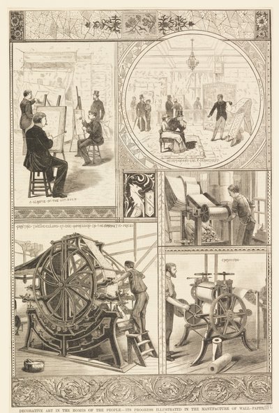 Duvar Kağıdı Üretim Süreçleri by Unknown artist