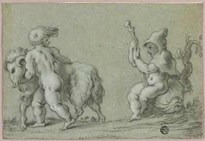 Çobanlar olarak Putti by Unknown artist