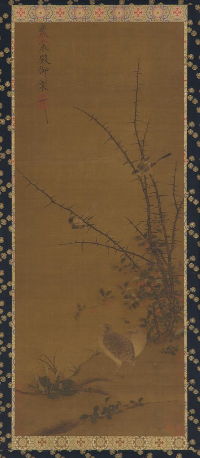 Bıldırcınlar, diğer kuşlar ve bıldırcınlar by Unknown artist