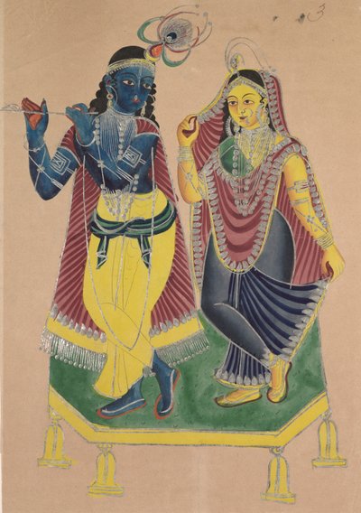 Radha ve Krishna by Unknown artist