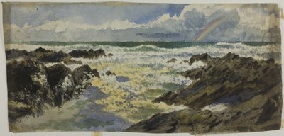 Fırtınalı Deniz Üzerinde Gökkuşağı by Unknown artist