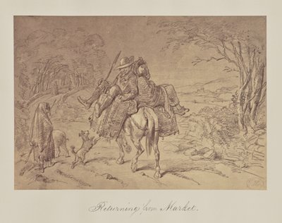 Marketten dönüyorum. by Unknown artist