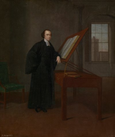 Revd. Dr. Thomas Haweis (1734-1820), n.d. (tuval üzerine yağlıboya) by Unknown artist