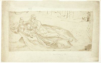 Romulus ve Remus ile Tiber Nehri by Unknown artist