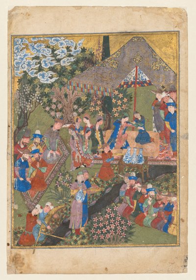 Bir Manzarada Kraliyet Resepsiyonu, Firdevsî