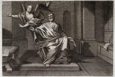 Royaumont İncil, Yeni Ahit: Melek ile Evangelist Aziz Matta. 1811