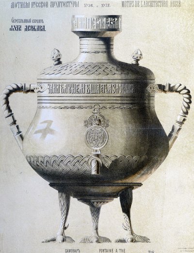 Rus Semaver - litografi by Unknown artist