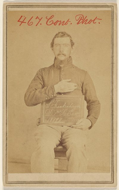 [S. Frankenberger D. 1. Pa. Cav. 18797, İç Savaş kurbanı] by Unknown artist