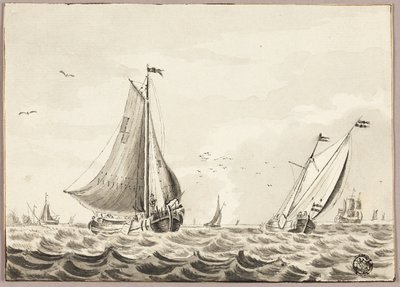 Denizde Yelkenliler by Unknown artist