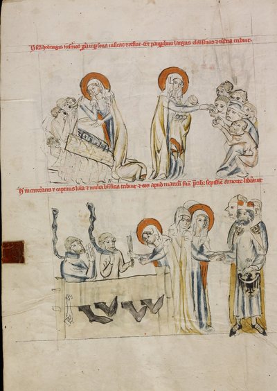 Aziz Hedwig Hastalara Bakıyor; Aziz Hedwig Mahkumlara Bakıyor by Unknown artist