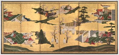 Genji'nin Hikayesinden Sahneler by Unknown artist