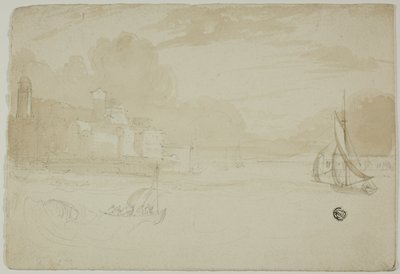 Balıkçı Tekneli Liman by Unknown artist