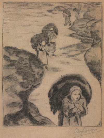 Yosun Toplayıcılar, Yport by Unknown artist