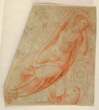 Yarı Dökümlü Kadın Figürü by Unknown artist