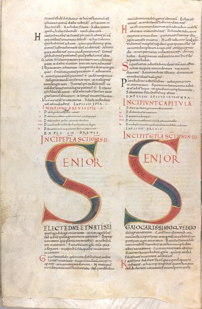 Kıdemli.Epistola Iohannis II ve Epistola Iohannis III by Unknown artist