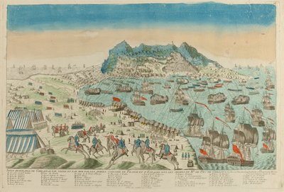 Cebelitarık Kuşatması, 1782 by Unknown
