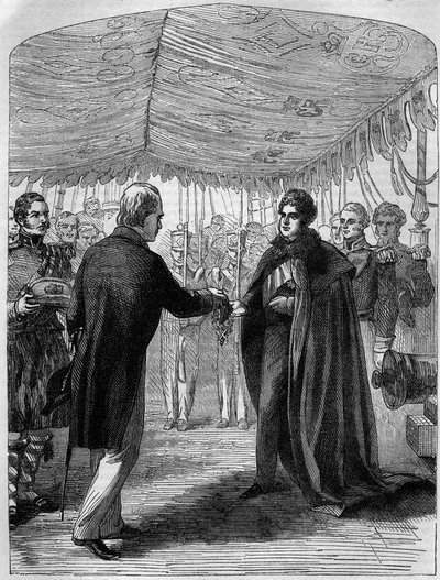 Sir Walter Scott, Aziz Andrew Haçını Kral IV. George