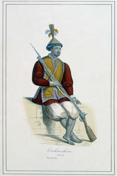 Cochinchinean zırhının askeri - Başrahip Paul Jonhanneaud