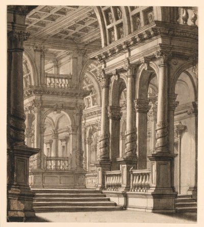 Sahne Tasarımı, Bina İçi by Unknown artist