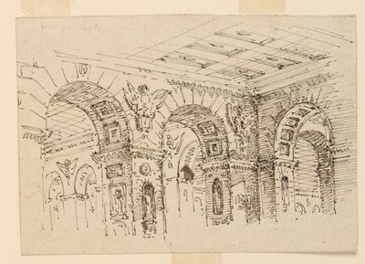 Sahne Tasarımı, Saray İçi by Unknown artist