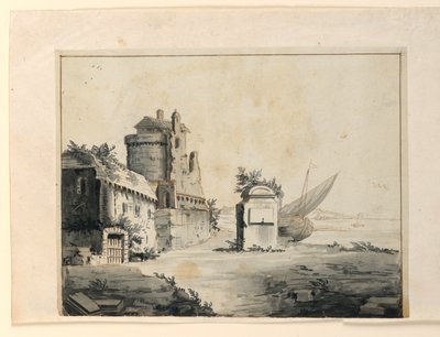 Sahne Tasarımı, Kıyıya Yakın Kalıntılar by Unknown artist