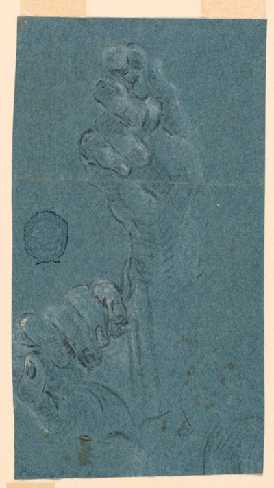Çalışma: Bir çift el by Unknown artist