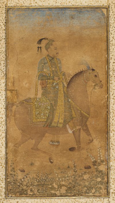 Sultan Abdullah Kutub Şah (1614-74) Atlı by Unknown artist