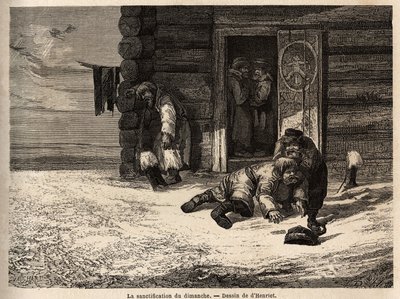 Pazar günü kutsama kimyon likörü vardır, Dorpat işçileri. 1851-54