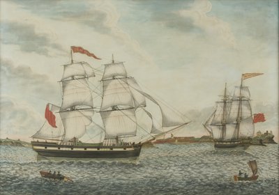 T.G. William Broderick Tyne Ağzında (kağıt üzerine suluboya ve mürekkep) by Unknown artist