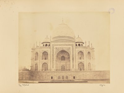 Tac Mahal. Agra by Unknown artist