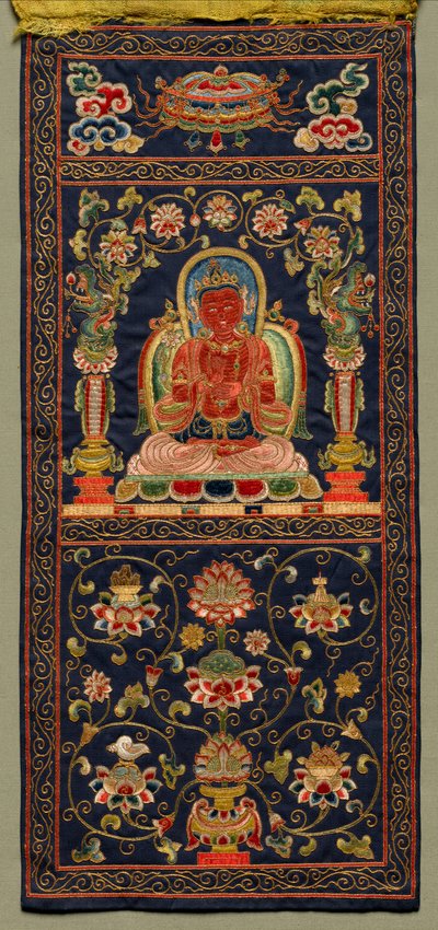 Yedinci Bodhisattva ile Thangka by Unknown artist