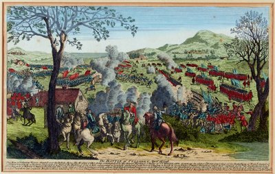 Culloden Savaşı 16 Nisan 1746. (gravür, renkli) by Unknown artist