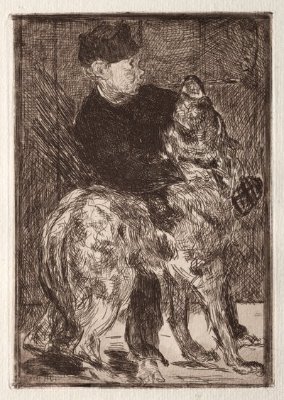 Köpekli Çocuk by Unknown artist
