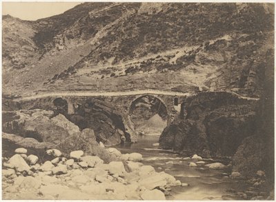 Palalda Köprüsü (Amelieles-Bains yakınında) by Unknown artist