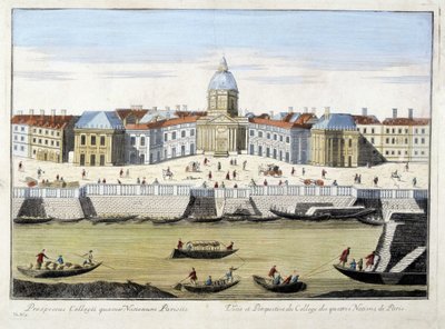 Dört Ulus Koleji - gravür by Unknown artist
