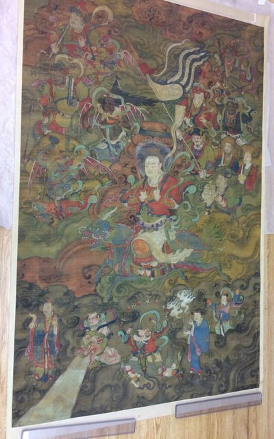 Maiyetiyle Birlikte Taocu Gök Gürültüsü Tanrısı by Unknown artist