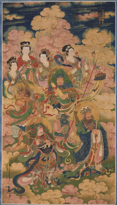 Deva, Naga ve Yakshi'nin Sekiz Konağı by Unknown artist