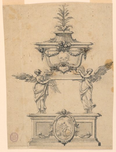 Bir Kafatasının Kalıntısının Yükselişi by Unknown artist